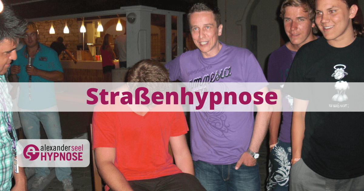 Strassenhypnose mit Hypnotiseur Alexander Seel