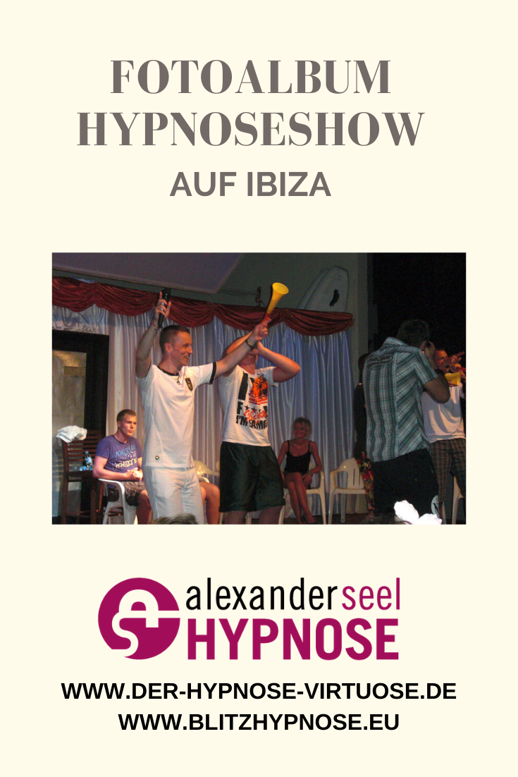 Hypnoseshow mit Alexander Seel Pinterest Pin