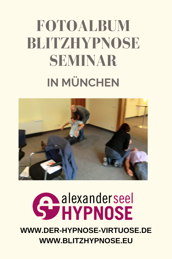 Blitzhypnose Seminar mit Alexander Seel