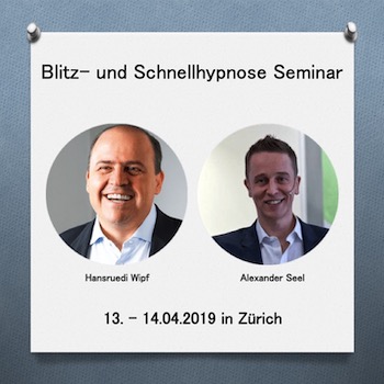 2019 Blitzhypnose Seminar Winterthur